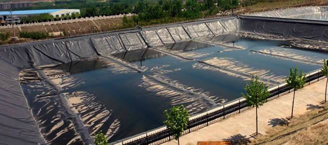 土工膜在污水蒸发池这样施工就对了!